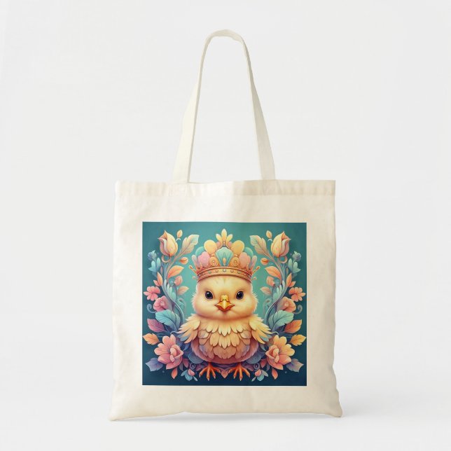 " REGAL CHICK " TOTE BAG (Front)