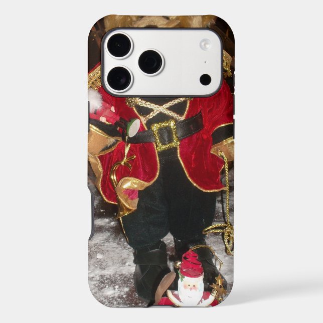 Regal Christmas Teddy Bear | Holiday Art Print  Case-Mate iPhone Case (Back)