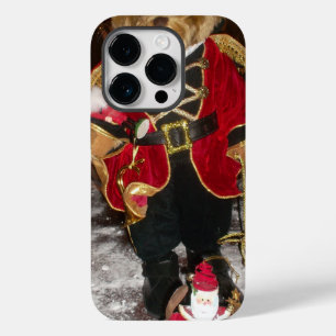 Regal Christmas Teddy Bear Holiday Art Print Case-Mate iPhone 14 Pro Case