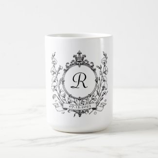 Regal Classic Monogram Crest Wedding Favor Gift