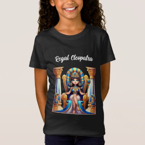 Regal Cleopatra Cartoon T_Shirt