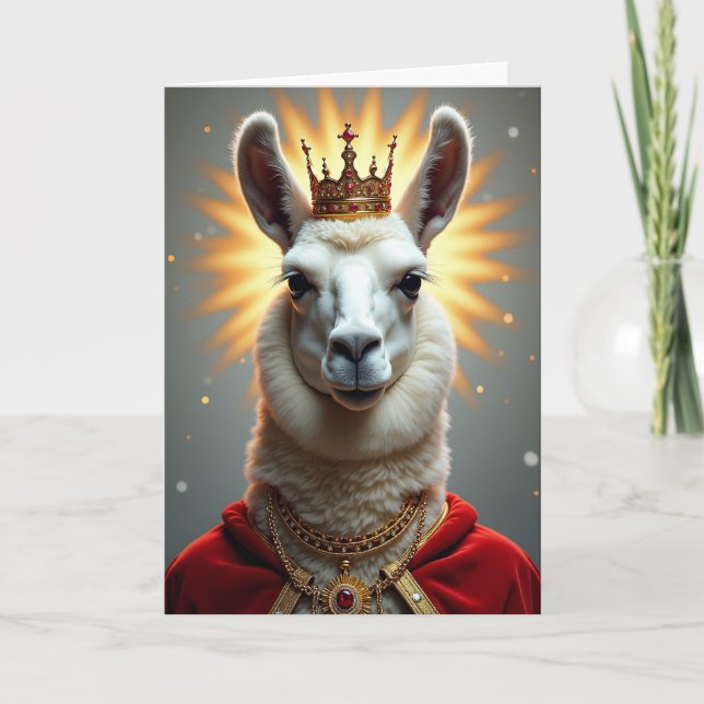 Regal Creature Birthday Card (Front)