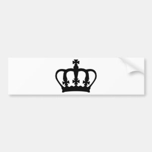 Regal Crown Bumper Sticker