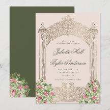 Regal Doors Elegant Faux Foil Wedding