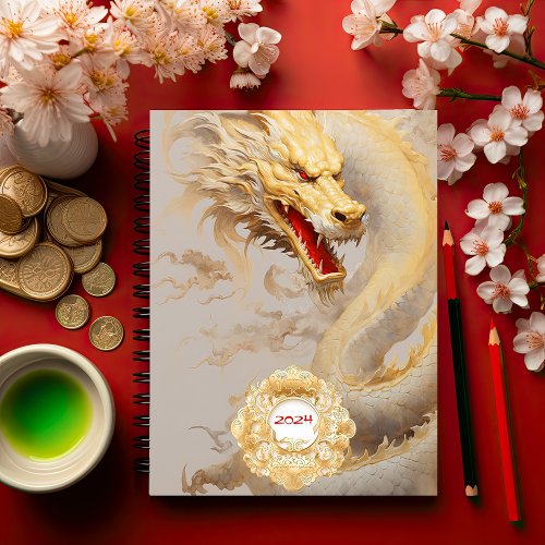 Regal Dragon Lore Custom Golden Dragon  Notebook