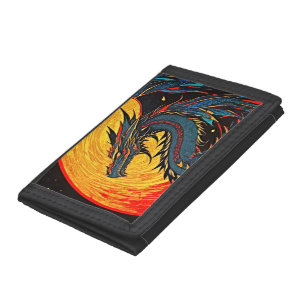 Regal Dragon's Gaze Tri-fold Wallet