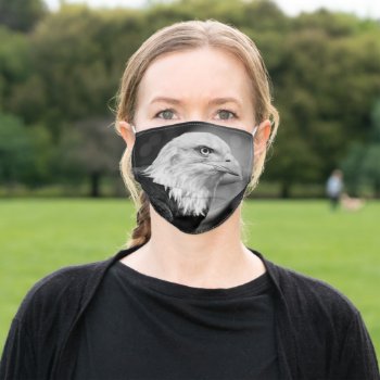 Regal Eagle Portrait Face Mask by Siberianmom at Zazzle