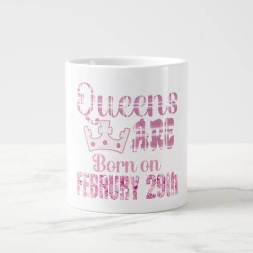Regal Elegance February 29th Queens Pink Mug