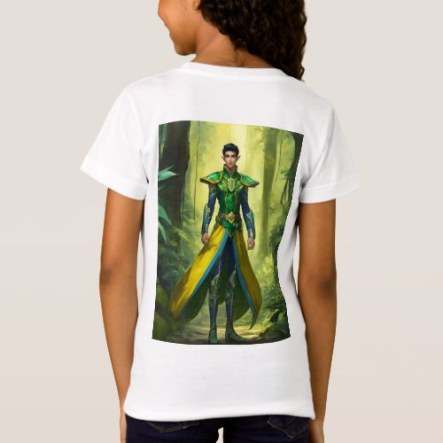 Regal Elegance The Cybernetic High Elf Prince T_Shirt