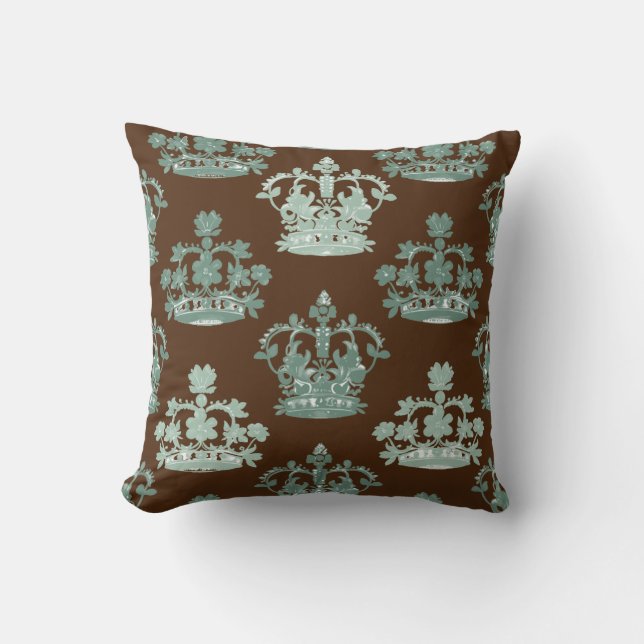 Regal Elegance Throw Pillow (Front)