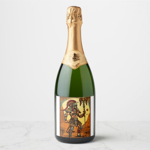 Regal Elixir A Royal Wine Fit for Kings and Queen Sparkling Wine Label