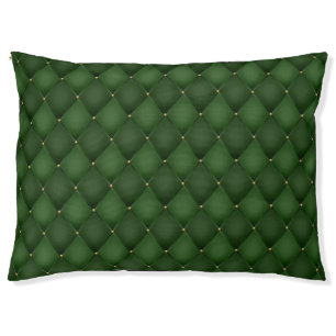 REGAL EMERALD QUILTED DESIGN PET BED