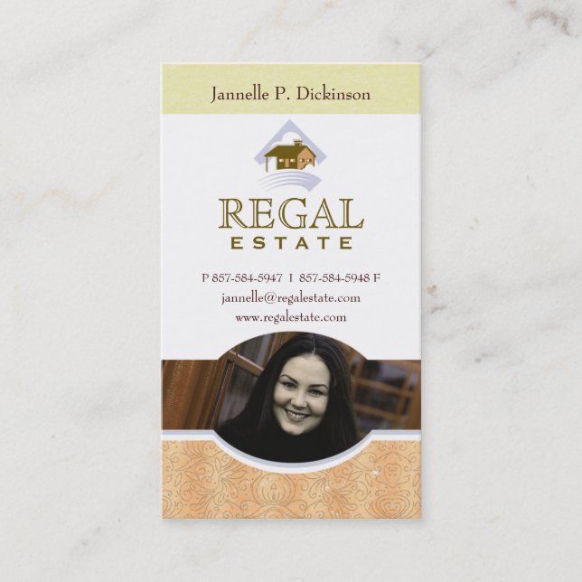 Regal Estate Photo Business Cards (Front)