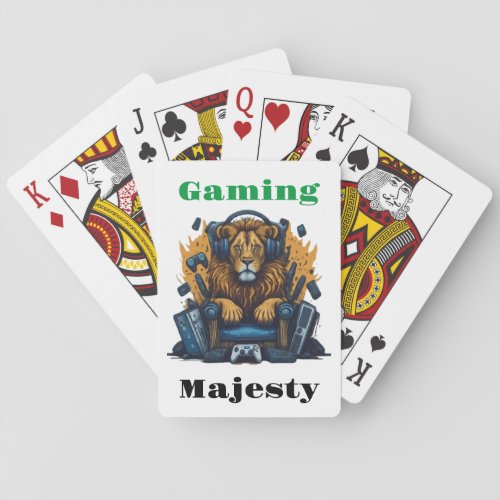 Regal Gaming Majesty Rule the Digital Kingdom Playing Cards