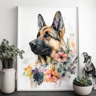 Regal German Shepard A fusion of power Poster