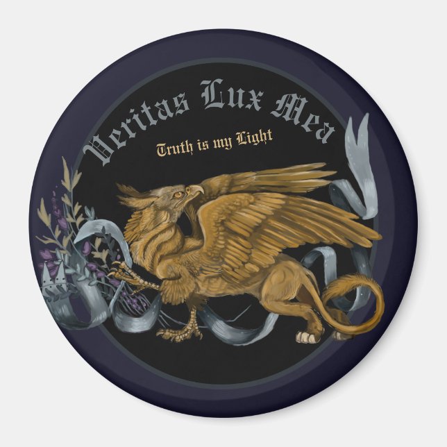 Regal Gold Gryphon Magnet (Front)