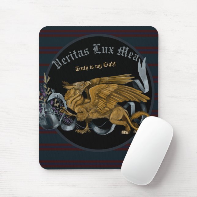 Regal Gold Gryphon  Mouse Pad (With Mouse)