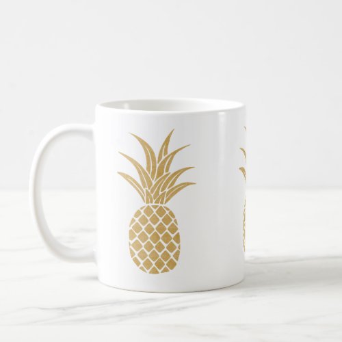 Regal Gold Pineapple Mug