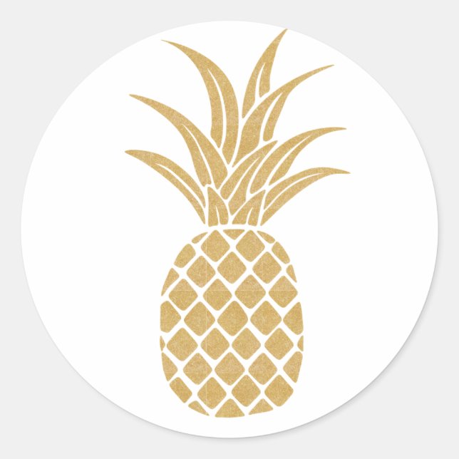 Regal Gold Pineapple Sticker (Front)