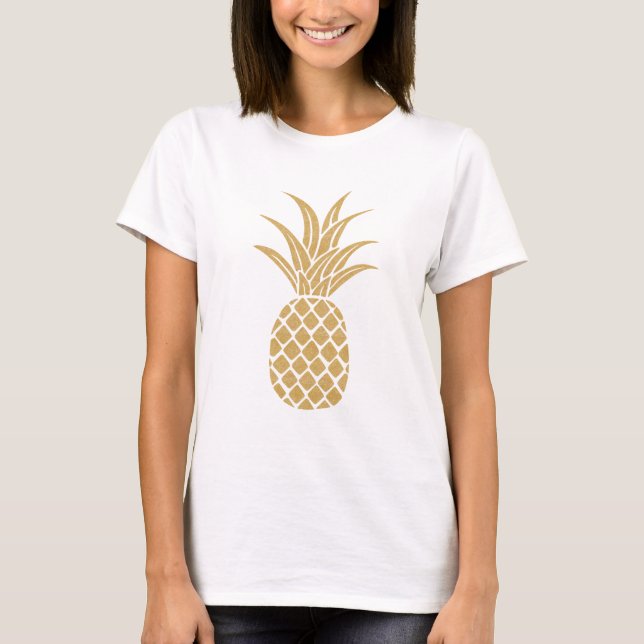 Regal Gold Pineapple T-Shirt (Front)