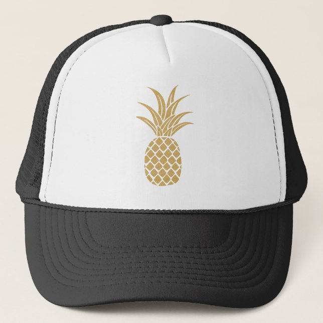 Regal Gold Pineapple Trucker Hat (Front)
