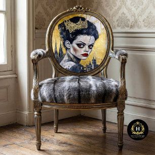 Regal Gothic Bride Frankenstein Monster Decoupage Tissue Paper