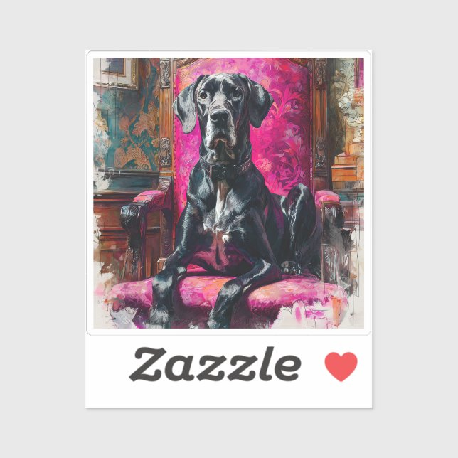 Regal Great Dane Sticker (Sheet)