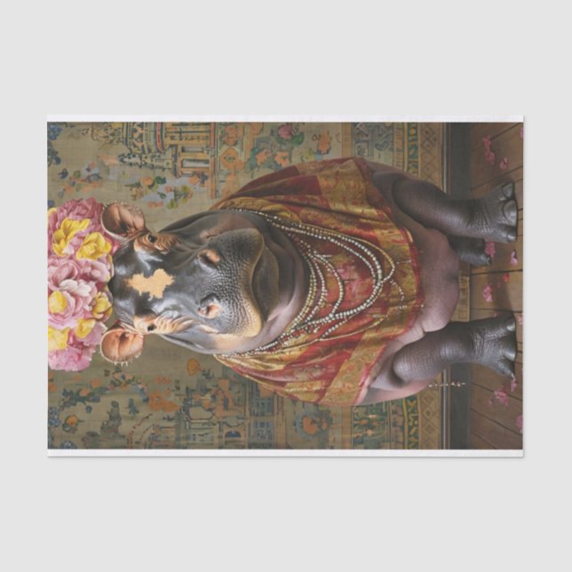 Regal Hippo Tissue Paper (Front)