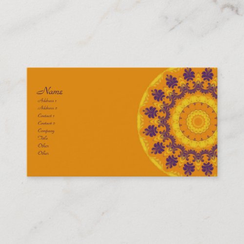 Regal Kaleidoscope Business Cards
