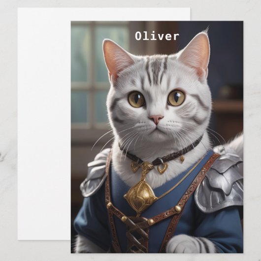 Regal Knight American Shorthair Cat Majestic  (Front/Back)