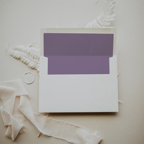 Regal Lavender  Solid Color Envelope Liner