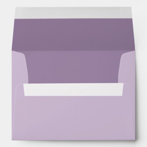 Regal Lavender  Wedding Envelope