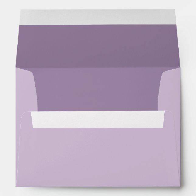 Regal Lavender | Wedding Envelope (Back (Bottom))
