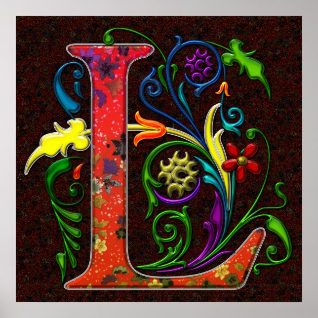 REGAL Letter L with Background art Poster (Front)