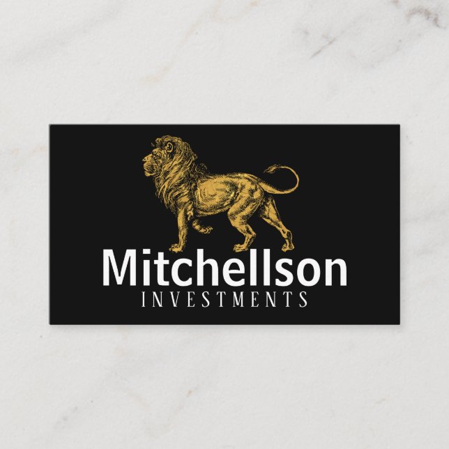 Regal Lion Business Card (Front)