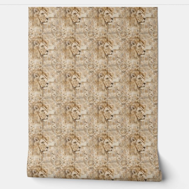 Regal Lion Essence Mini - Gold, Beige  Wallpaper (Unrolling)