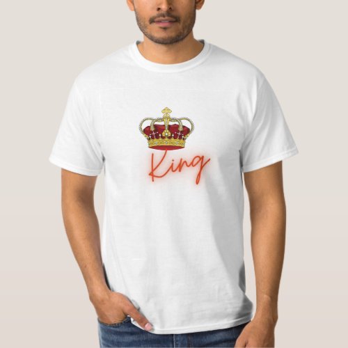 Regal Majesty King Design T_Shirt