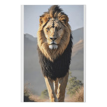Regal Majesty: Lion Canvas Art