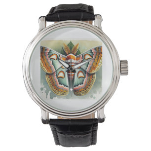 Regal moth 040924IREF233 - Watercolor Watch
