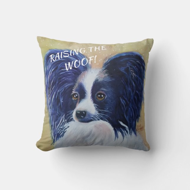 REGAL PAPILLON THROW PILLOW (Front)