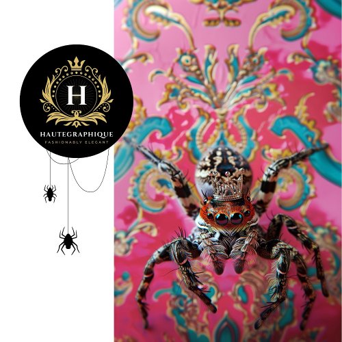 Regal Pink Vintage Floral Peacock Spider Art Tissue Paper