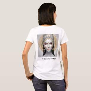 Regal Portrait of a Divine Woman T-Shirt