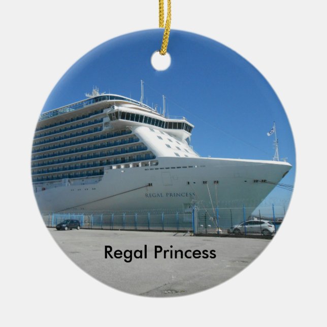 Regal Princess Christmas Tree Ornament (Front)