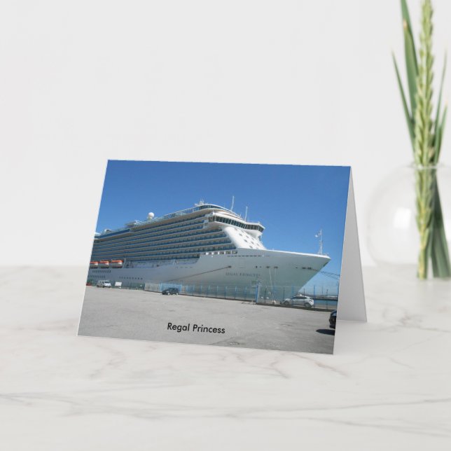 Regal Princess greeting card (Front)
