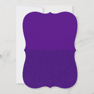 Regal Purple Bracket-Edge Flat Card – Customizable