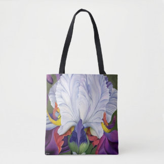 Regal Purple Iris Tote