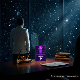 Regal Purple Leather Luminescent Light Ray Acrylic Award