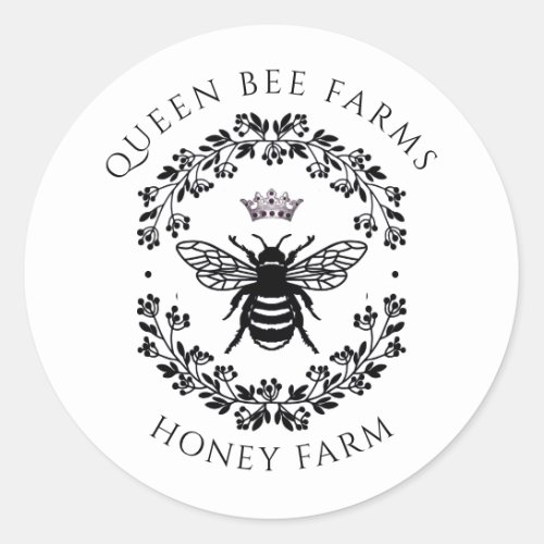 Regal Queen Bee Honey Farm Beekeeper Sticker