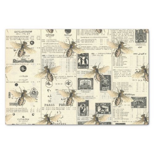 Regal  Queen Bee on Vintage French Paper