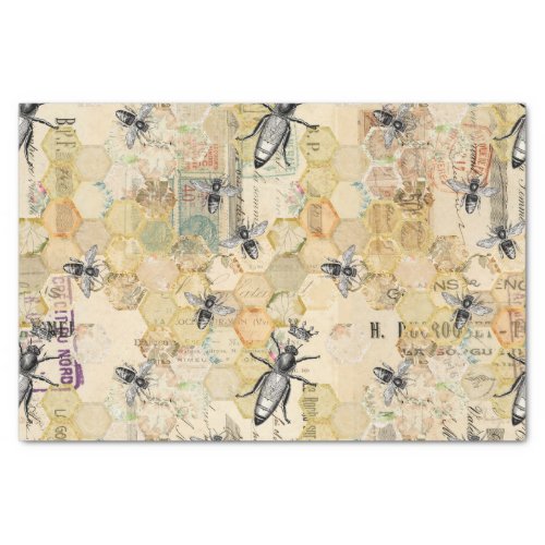Regal Queen Bee WHive On Fench Postal Paper